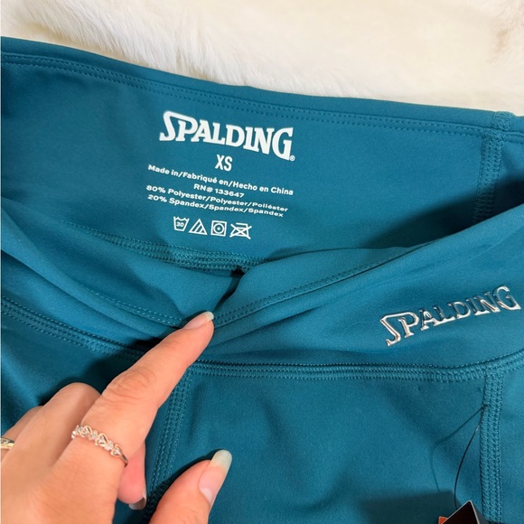 Spalding Teal Activewear Leggings - Picture 5 of 6
